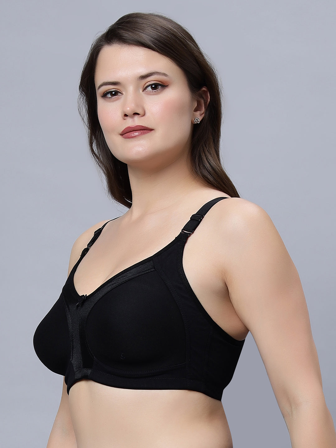 ALPLSPACEX© Full coverage Non padded T-shirt Bra (C)