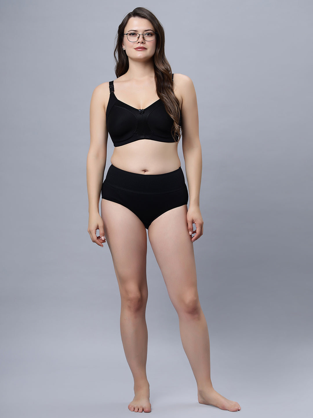 ALPLSPACEX© Full coverage Non padded T-shirt Bra (C)