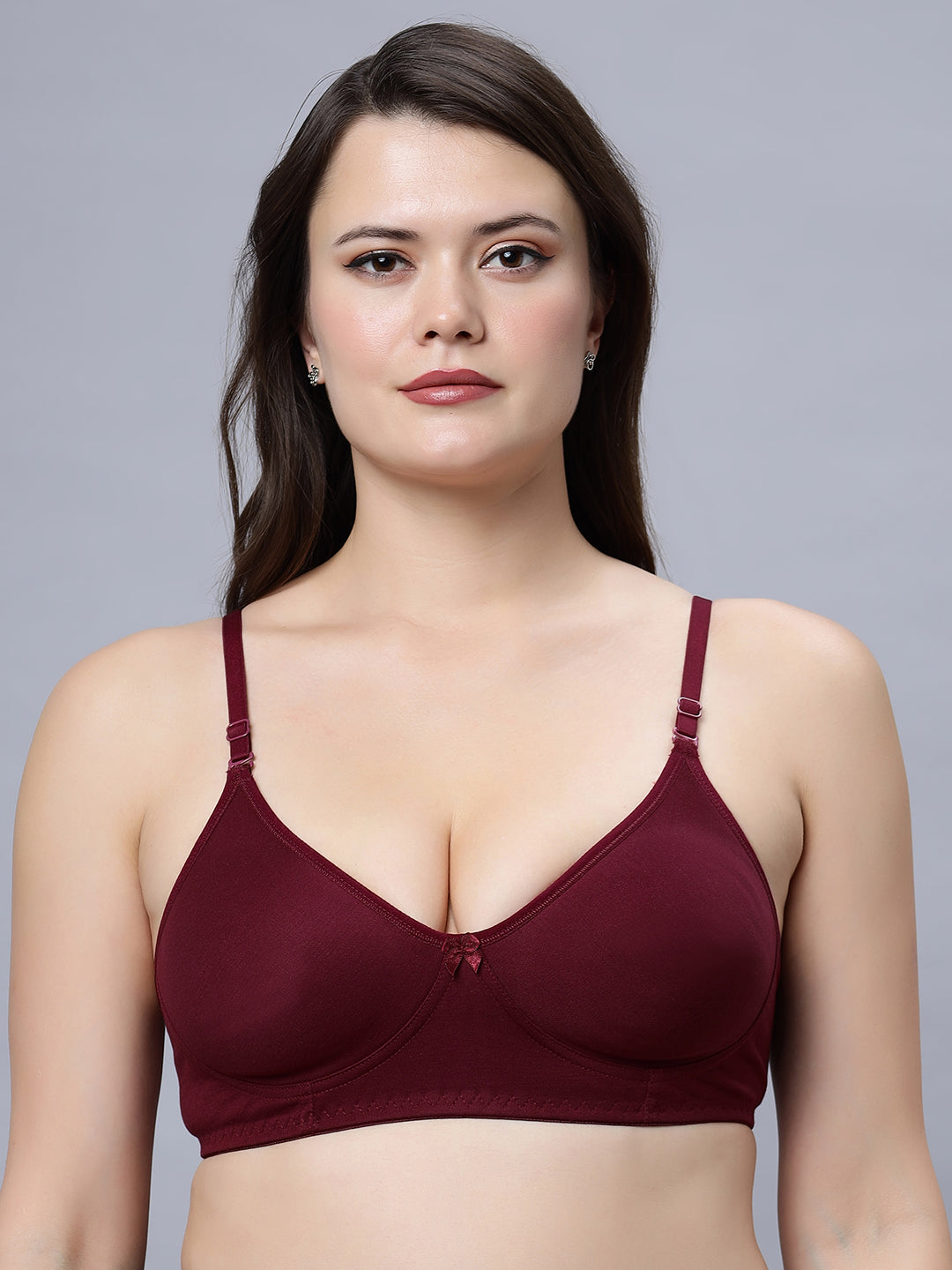 Navya Medium coverage T-shirt Bra with Non Padded and detachable straps