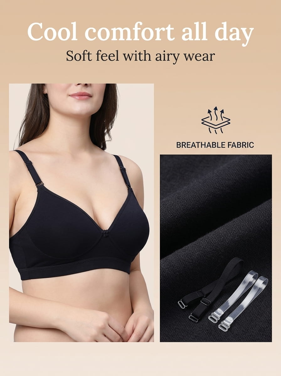 Medium Coverage Padded T-Shirt Bra - C Cup