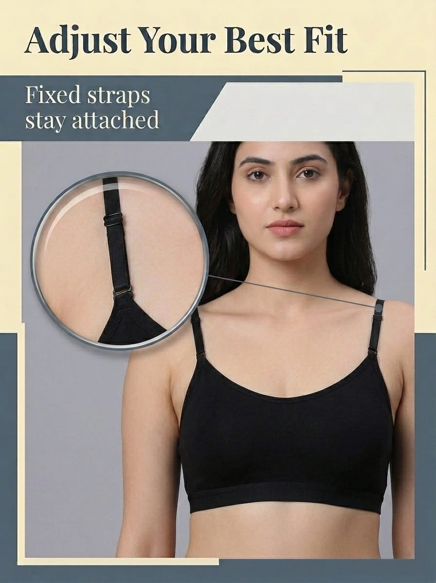 Wire-Free Slip-On Sports Bra - Full Coverage