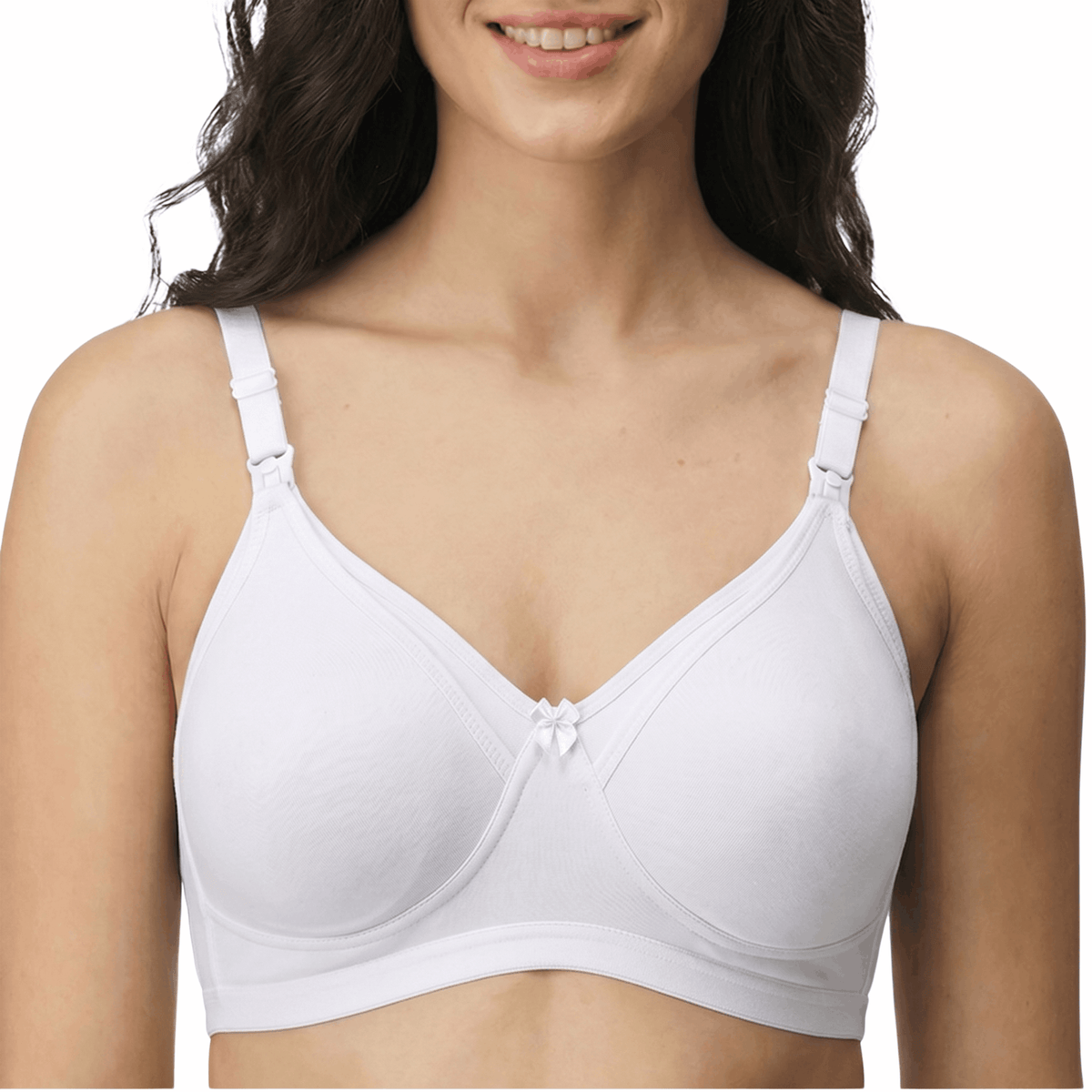 Non-Padded Non-Wired Maternity Nursing Bra - Zoey, D Cup