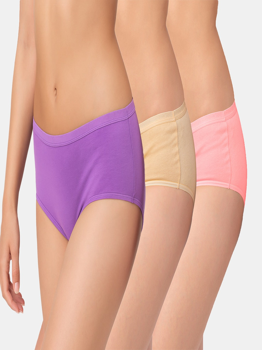 In Care Outer elastic Hipster panty -Pack of 3 (ICOE-016)