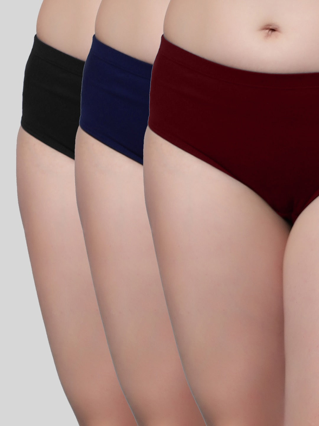 In Care Inner Elastic Hipster Panty - Pack of 3 (ICIN-009)