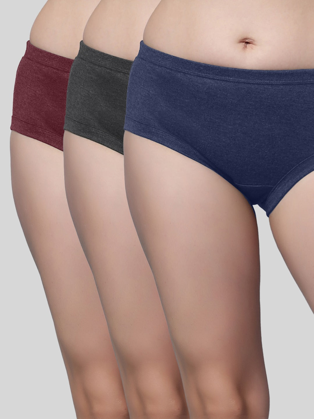 In Care Inner elastic Hipster Panty -Pack of 3 (ICIN-Marry)