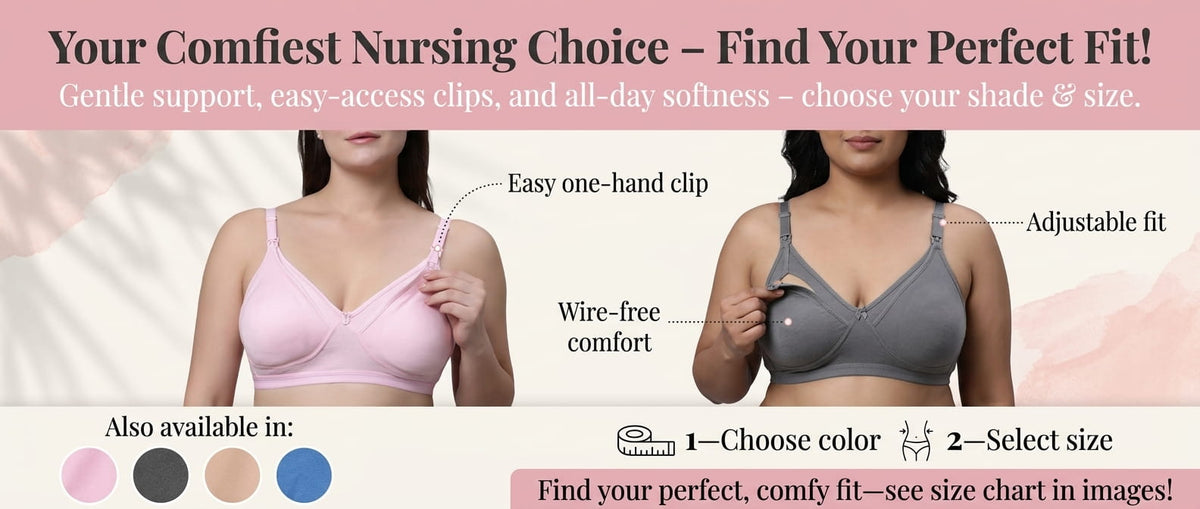 Wire-Free Comfort Nursing Bra