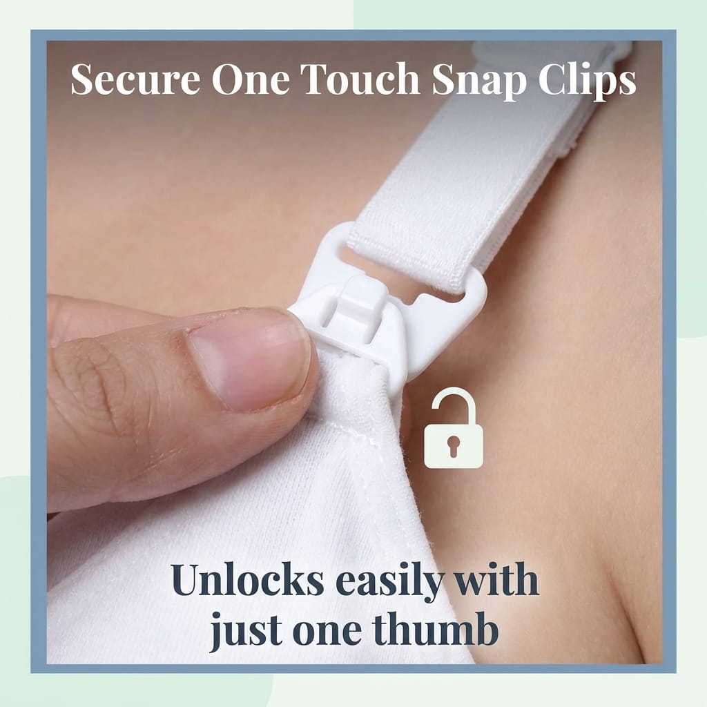 Maternity Nursing Bra – Zoey | Non-Padded Non-Wired Full Coverage C Cup