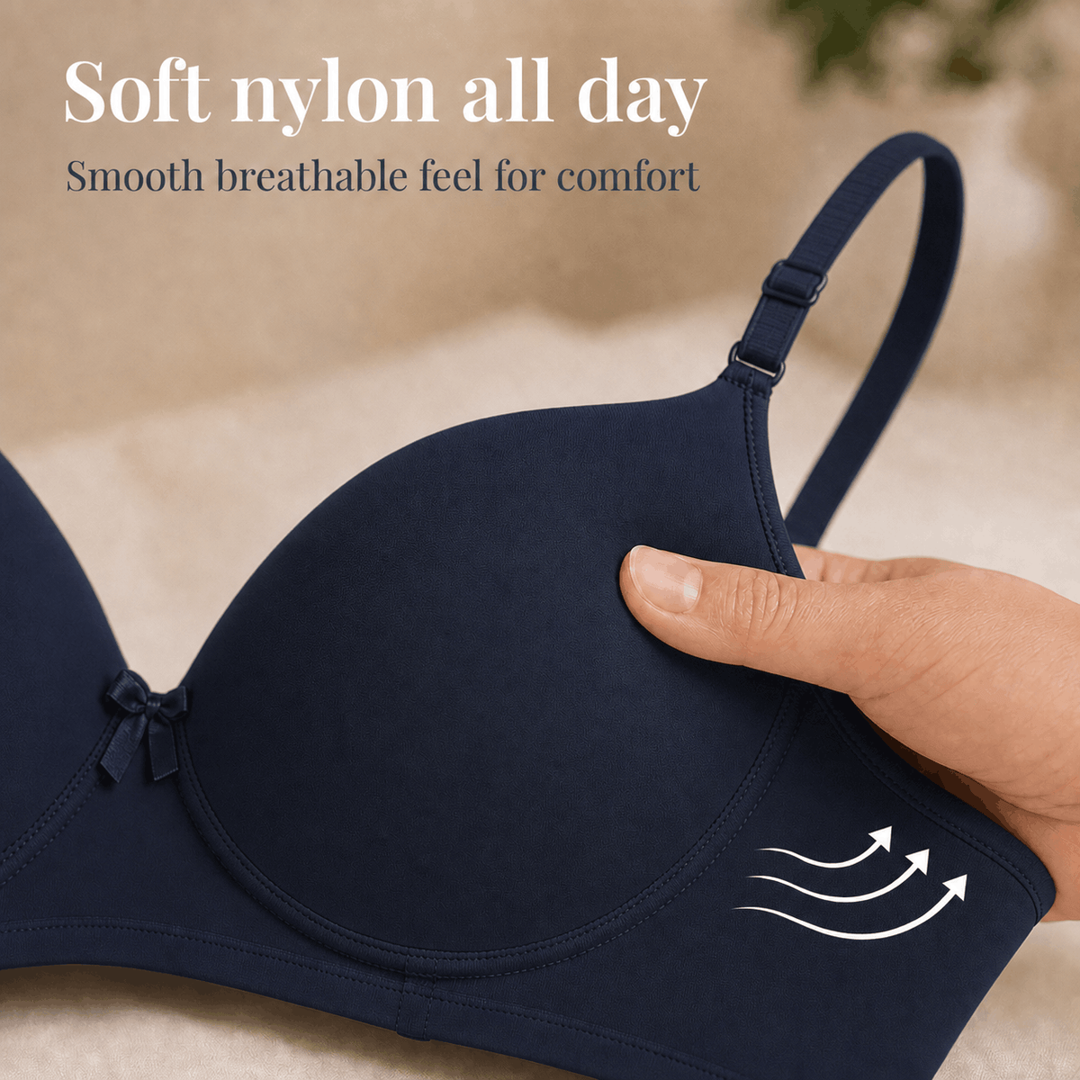 Half Coverage Padded T-Shirt Bra - B Cup