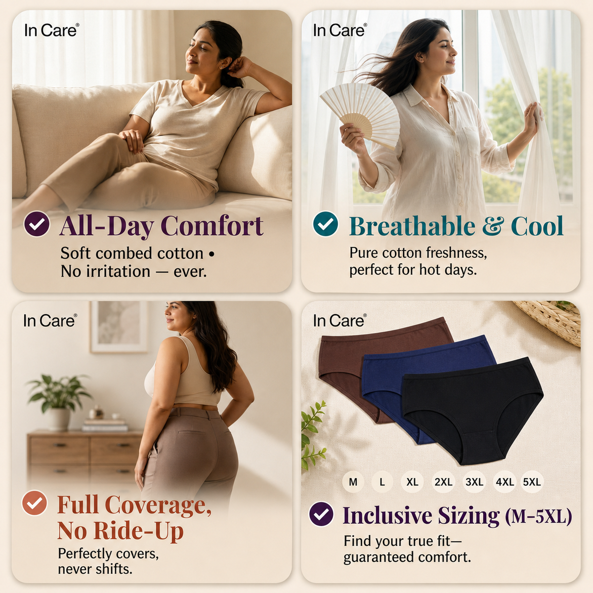 Soft Cotton, Full-Coverage Confidence