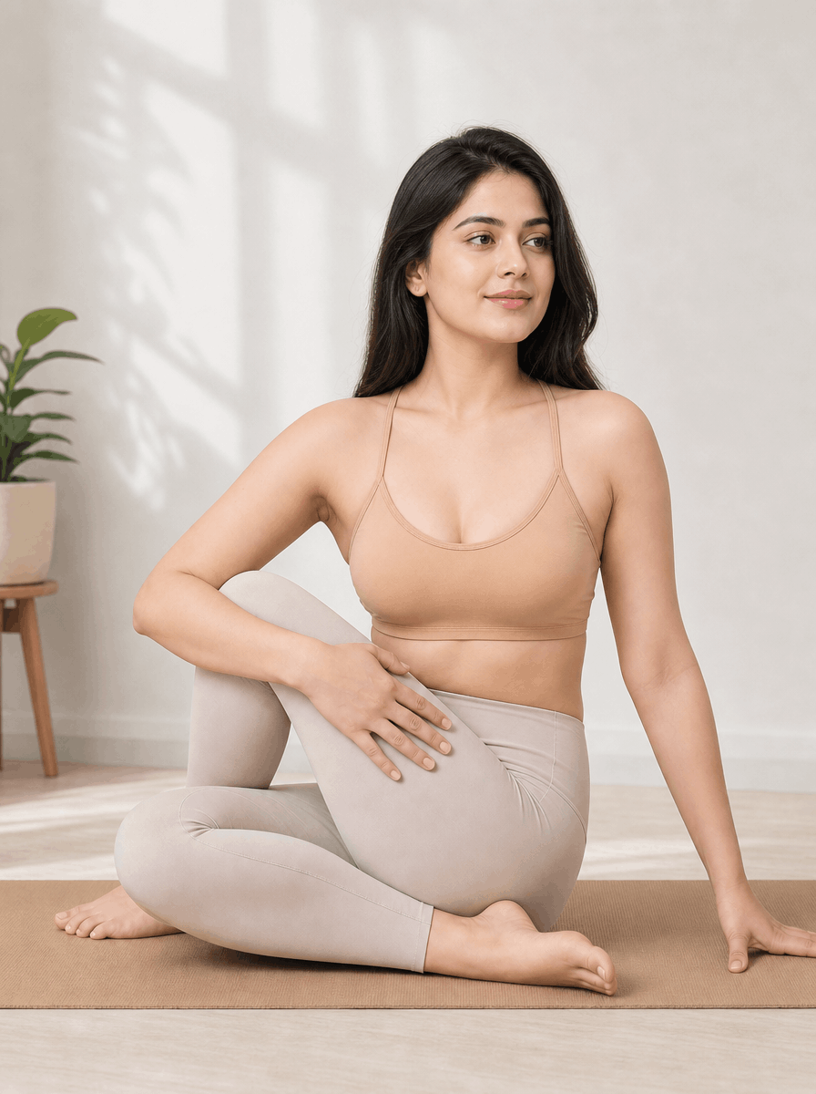Slip-On Sports Bra - Non-Padded, Full Coverage