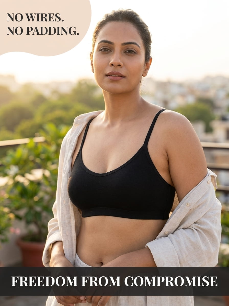 Full Coverage Non-Padded Sports Bra - 6 Colours