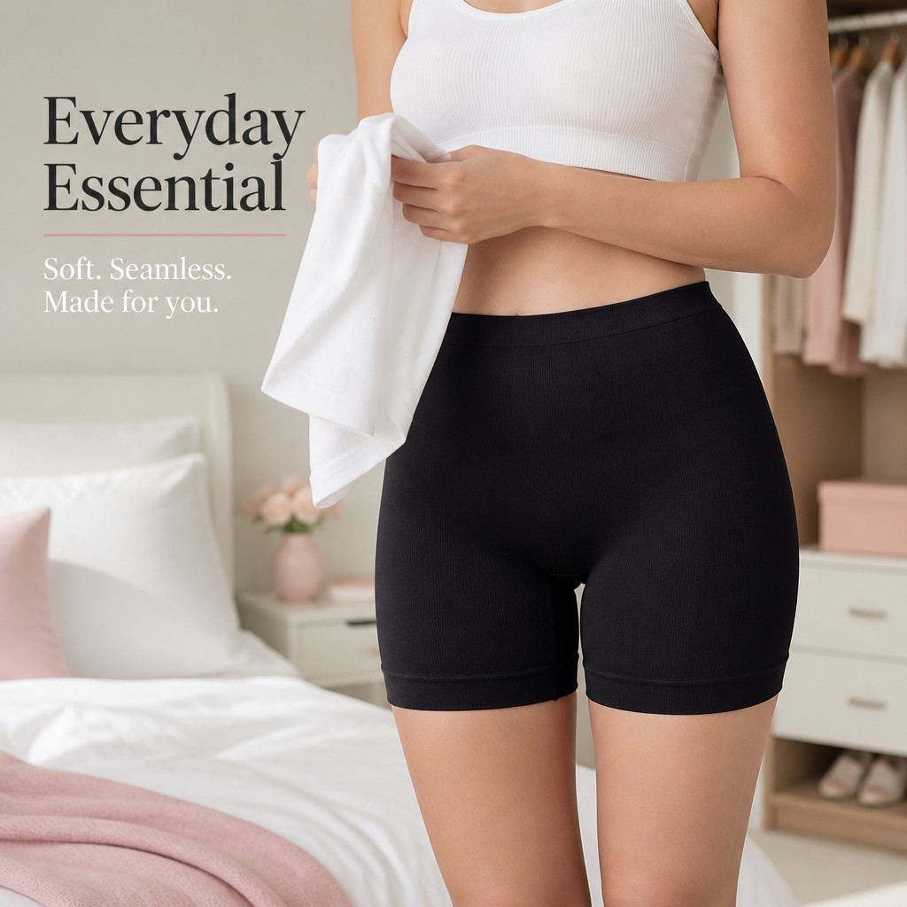 Stretchable High Rise Boyshorts | Free Size Micro Fabric Panty Boyshort