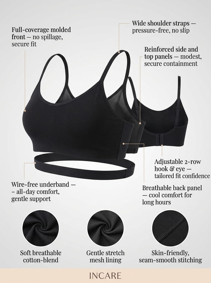 Full Coverage & Wire-Free Support