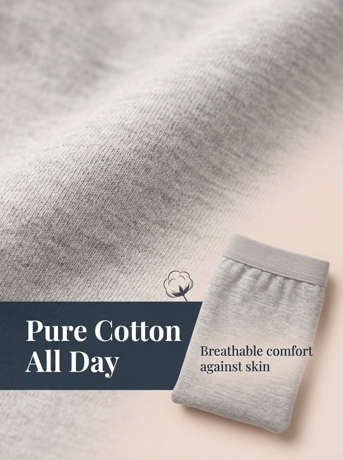 Pure Cotton, All-Day Comfort