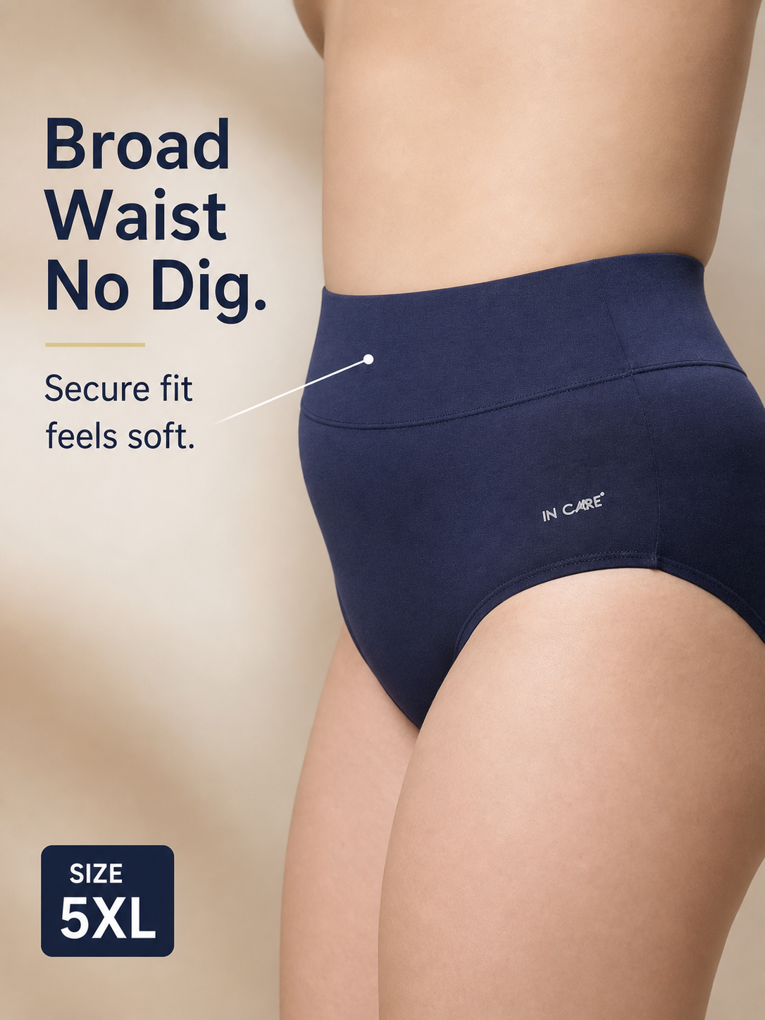High Waist Belly Control Shaper Panty with Broad Elastic Belt