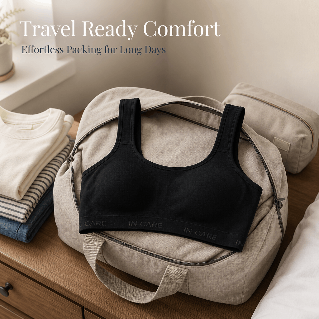 Non-Padded Sports Bra - Full Coverage, Secure Fit