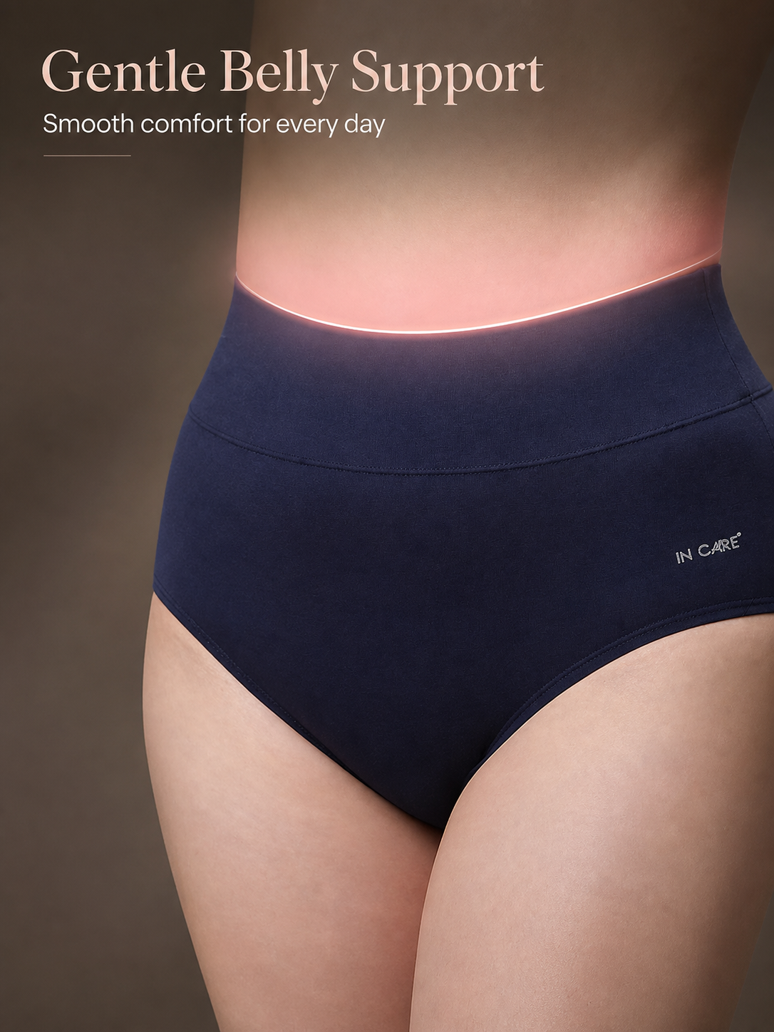 High Waist Belly Control Shaper Panty with Broad Elastic Belt