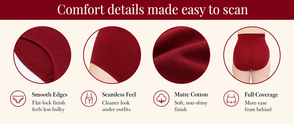 Comfort Details Made Easy to Wear