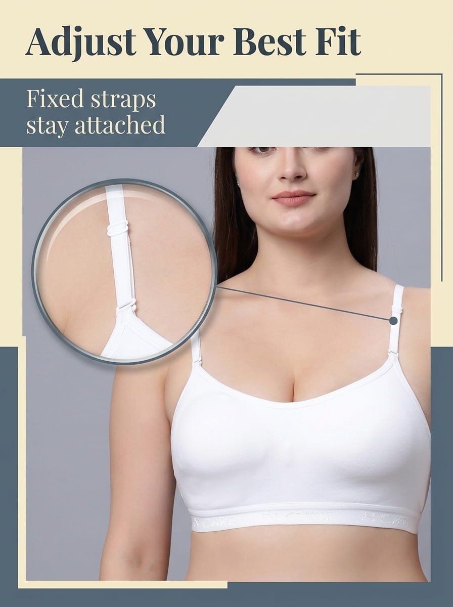 Wire-Free Slip-On Sports Bra - Full Coverage