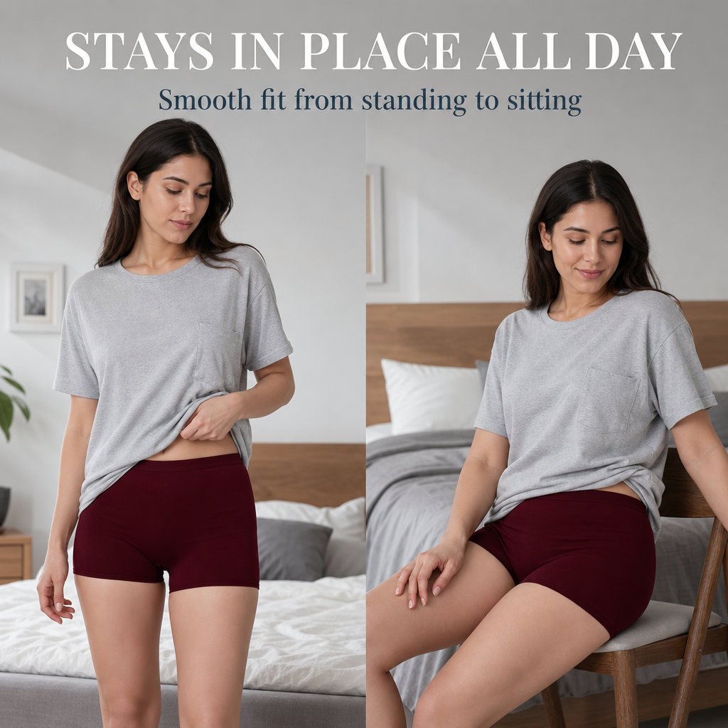 In Care Cotton Hipster Boyshorts | Full Coverage | Pack of 3