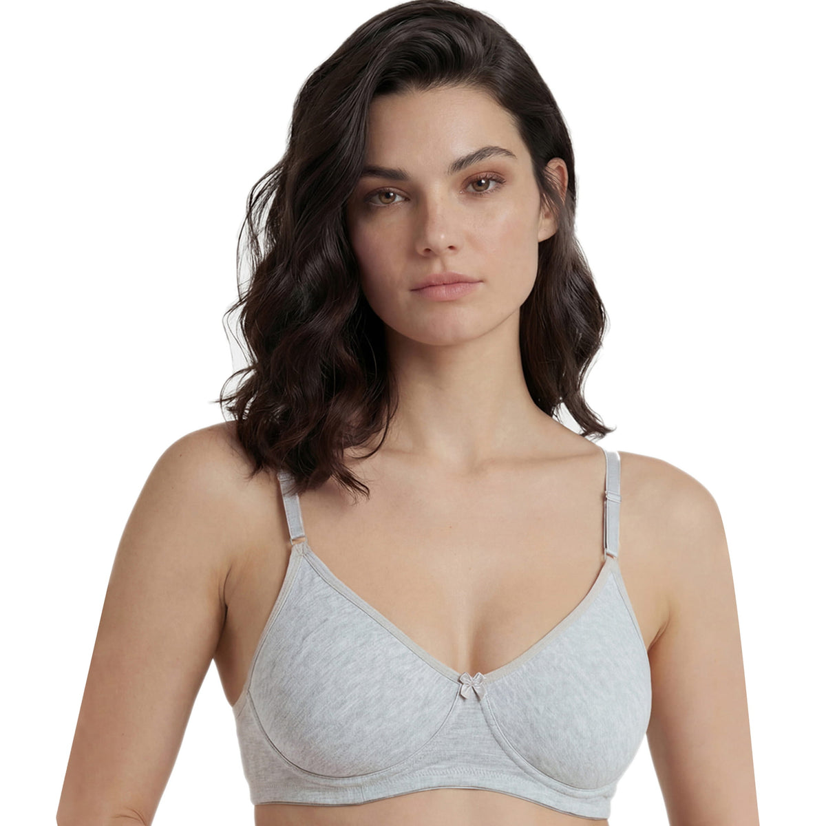 In Care Soha non-padded full coverage bra in Gray – full coverage everyday bra