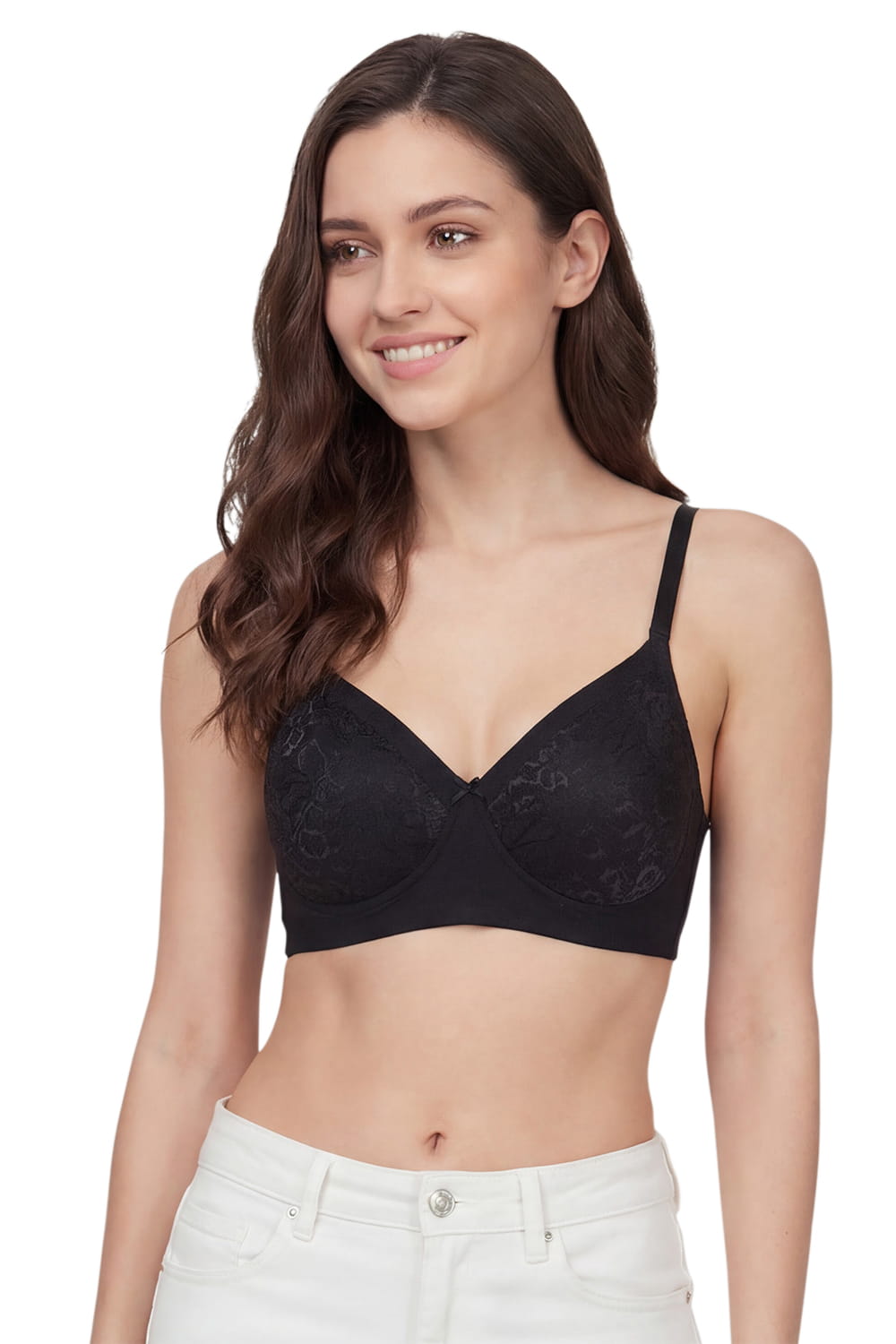 Medium Coverage Padded Lace Bra - B Cup