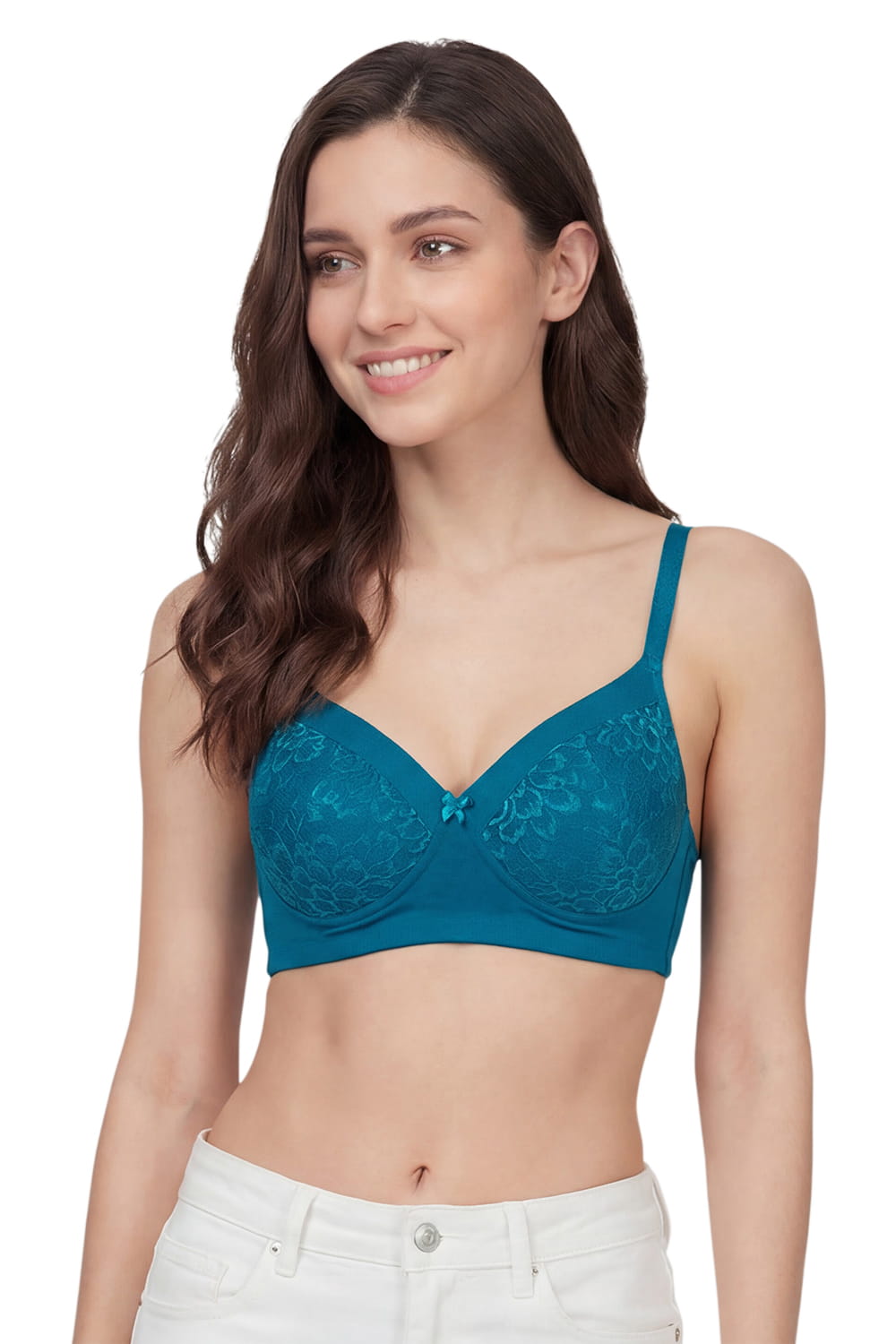 Medium Coverage Padded Lace Bra - B Cup