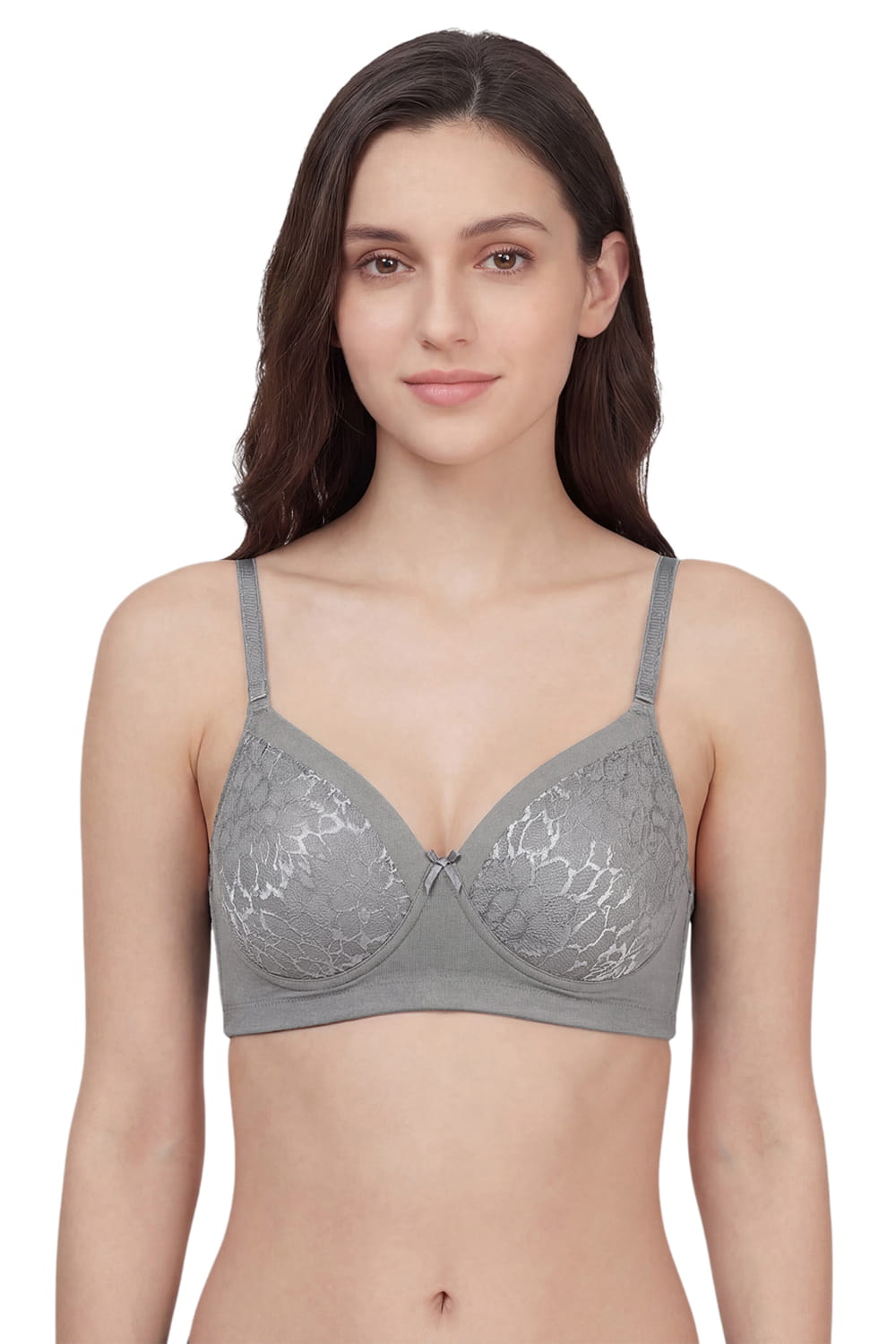 Medium Coverage Padded Lace Bra - B Cup