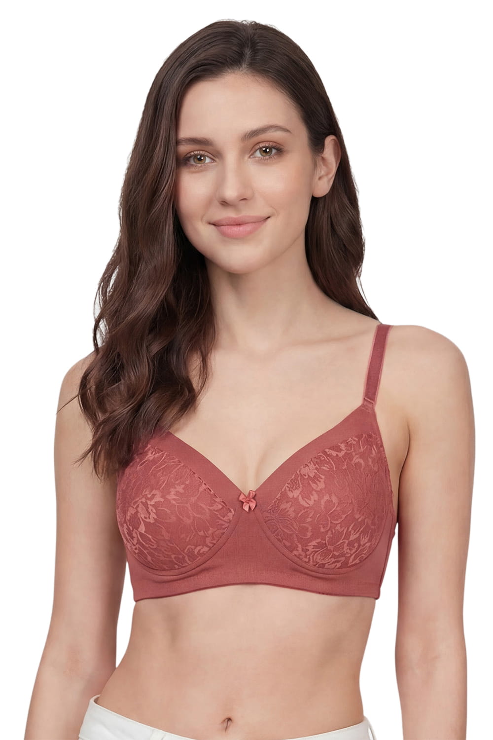 Medium Coverage Padded Lace Bra - B Cup