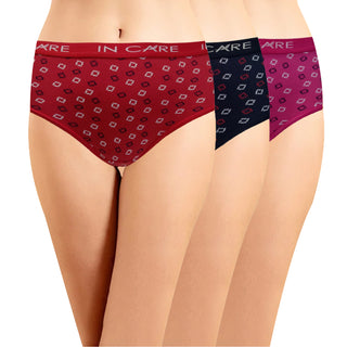 High Rise Full Coverage Hipster Panty (Pack of 3) - Incare