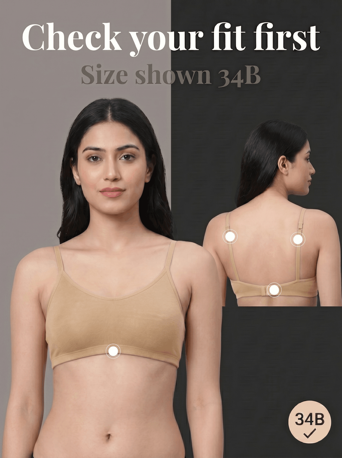 Full Coverage Non-Padded Sports Bra - 6 Colours
