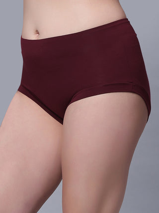 Full Coverage High Rise Hipster Panty (Pack of 3)