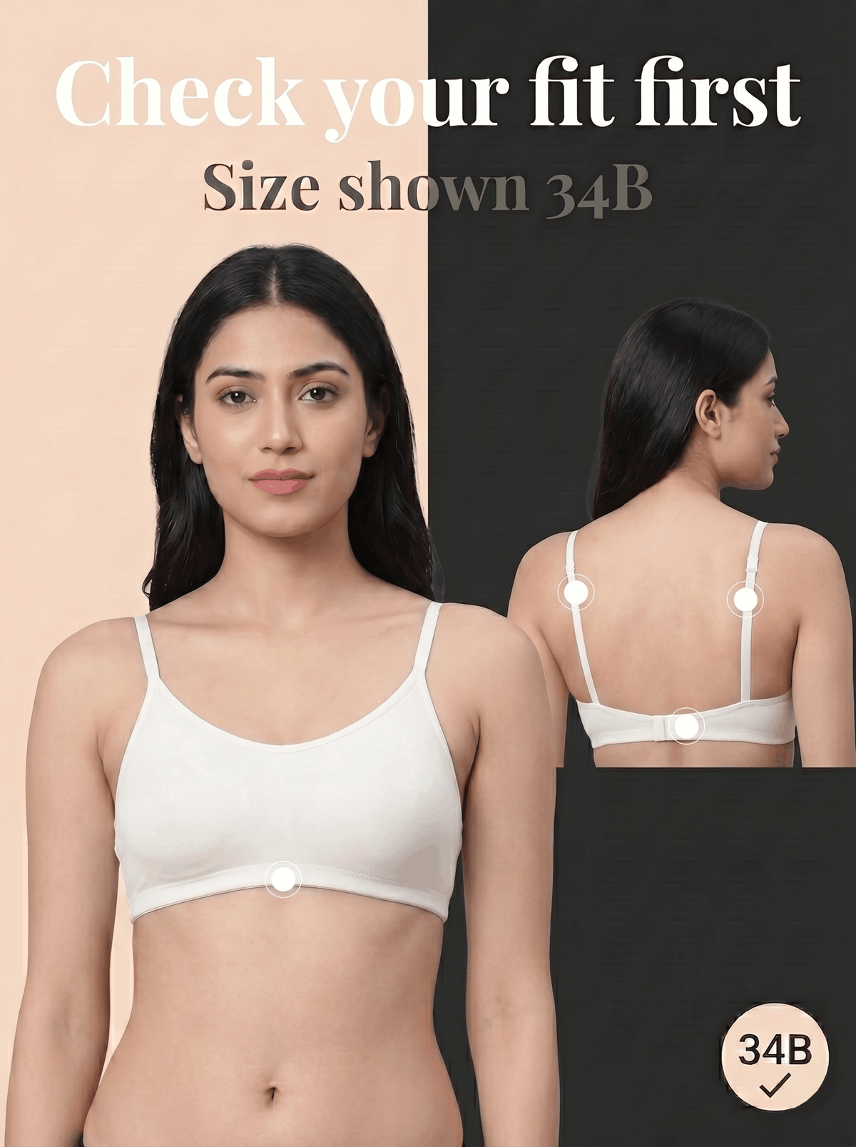 Full Coverage Non-Padded Sports Bra - 6 Colours