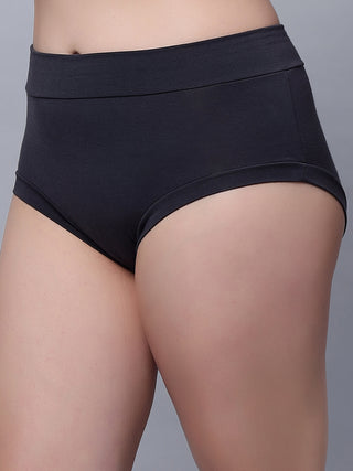 Full Coverage High Rise Hipster Panty (Pack of 3)
