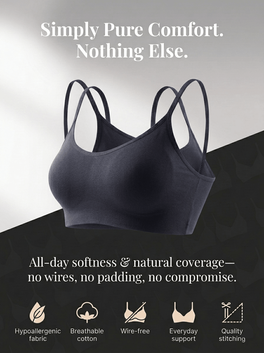 Full Coverage Non-Padded Sports Bra - 6 Colours