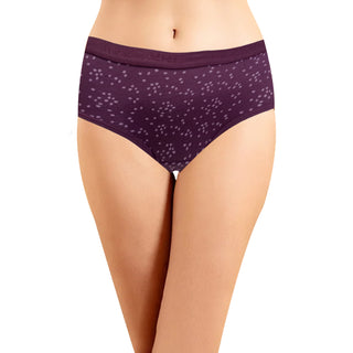 ICOE-111 Hipster Panties with Outer Elastic - (Pack of 3) - Incare