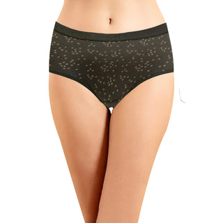 ICOE-111 Hipster Panties with Outer Elastic - (Pack of 3) - Incare