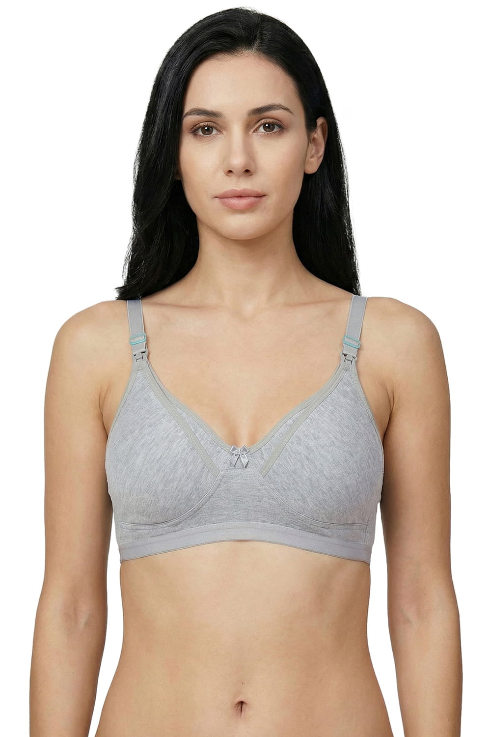 Non-Padded Non-Wired Maternity Nursing Bra - Zoey, D Cup