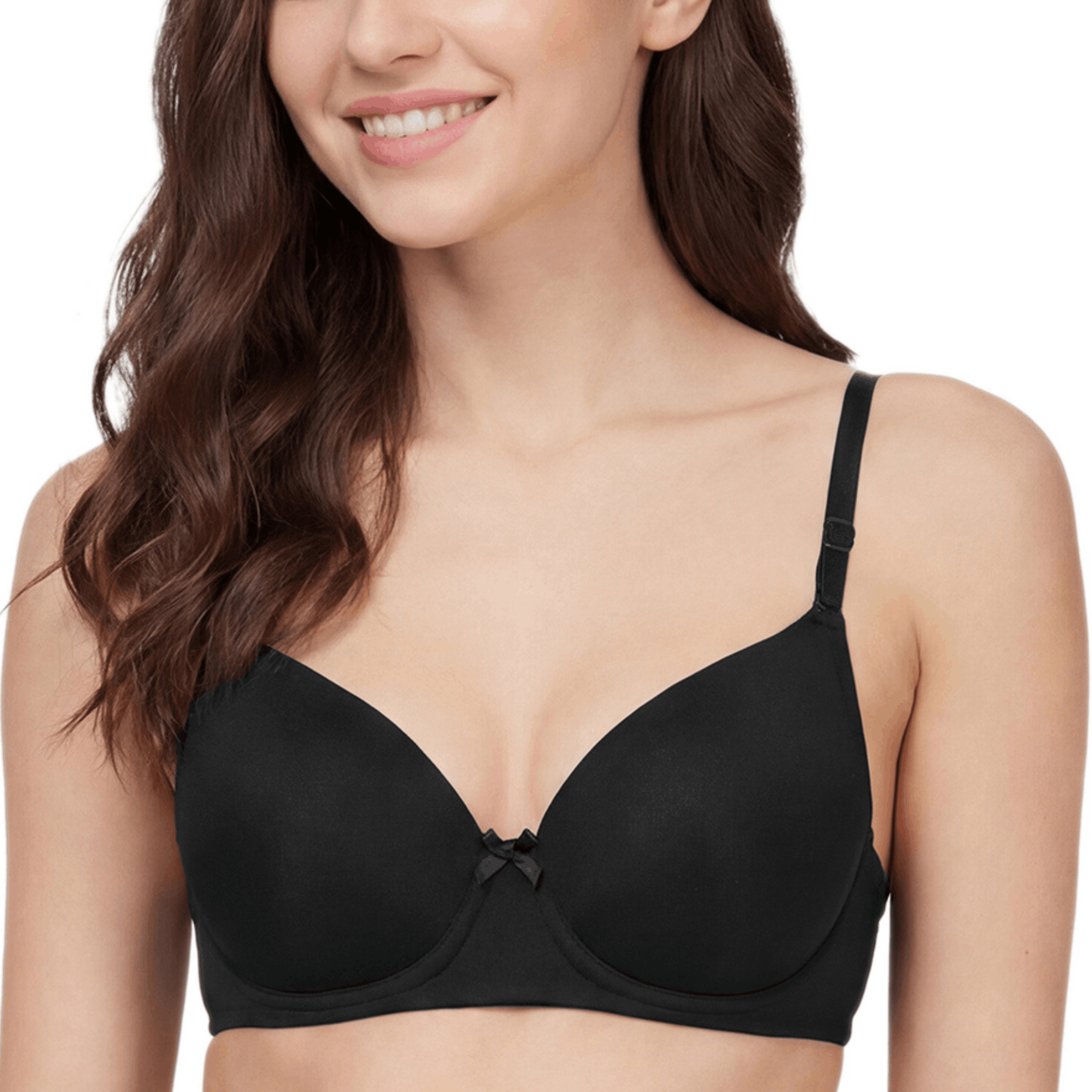 Half Coverage Padded T-Shirt Bra - B Cup
