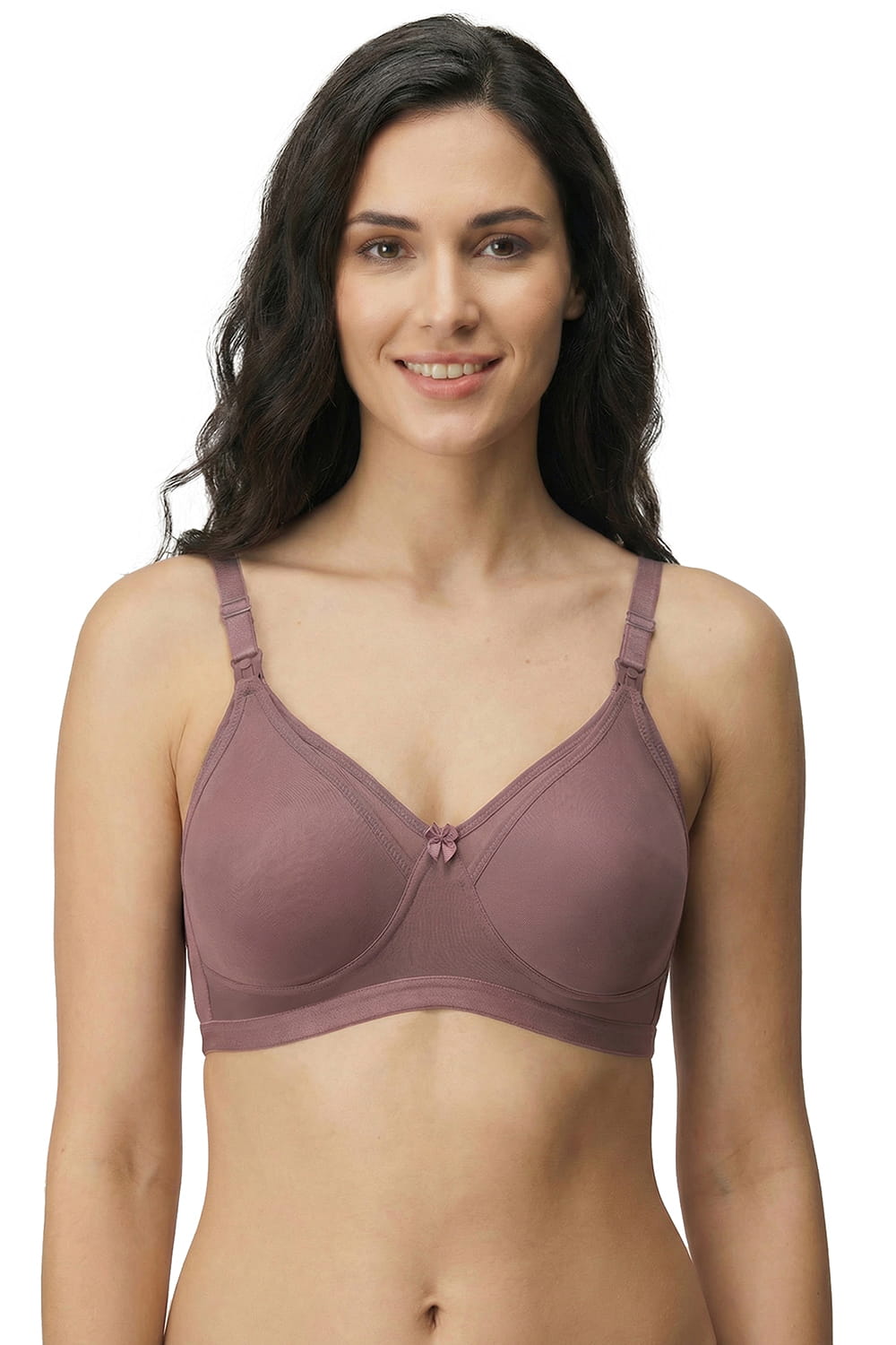 Non-Padded Non-Wired Maternity Nursing Bra - Zoey, D Cup