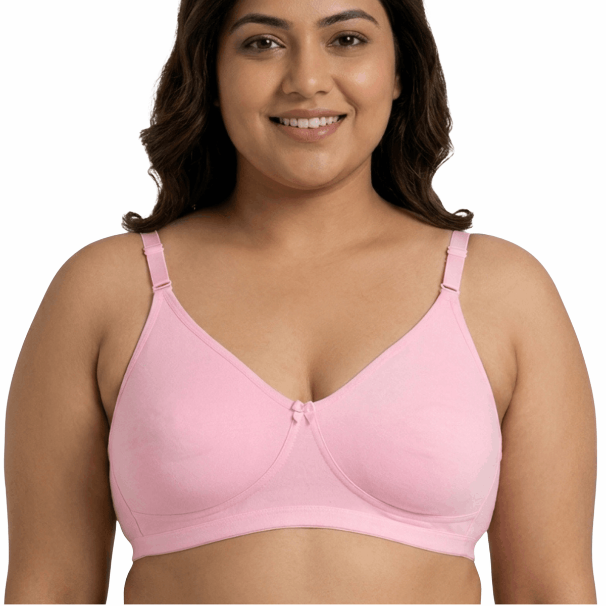 Plus Size Full Coverage Non-Padded Bra -E Cup (36E-46E)