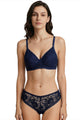 Floral Bra & Panty Lace Lingerie Set –Wire-Free, Lightly Padded
