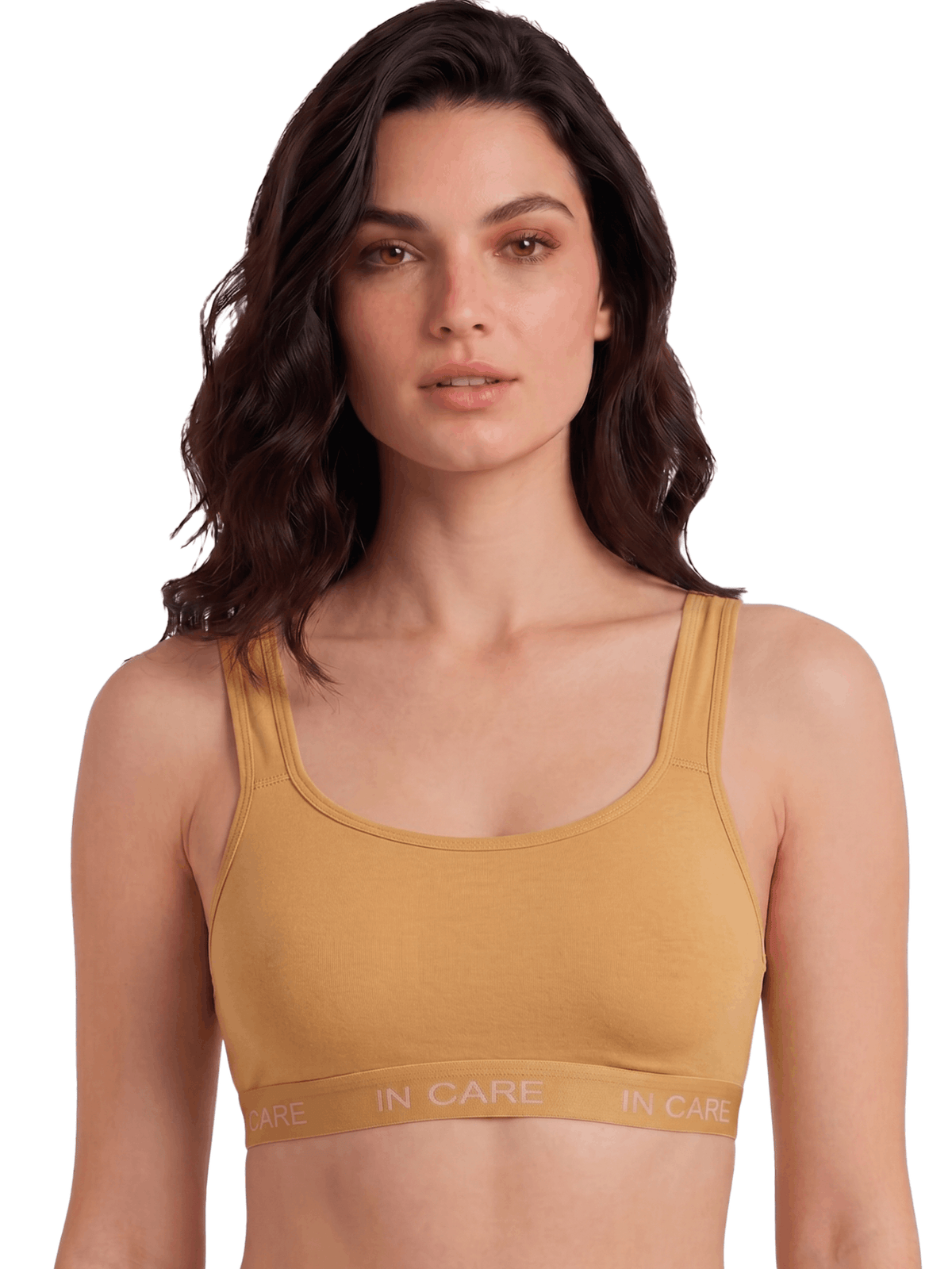 Non-Padded Sports Bra - Full Coverage, Secure Fit