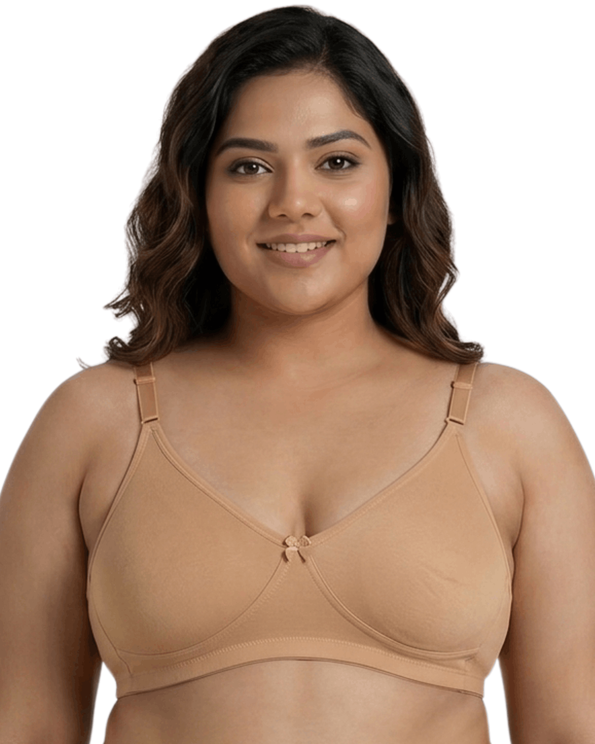 Plus Size Full Coverage Non-Padded Bra -E Cup (36E-46E)