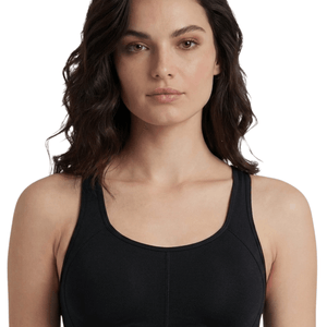 Padded Sports Bra with Removable Cups & Adjustable Straps