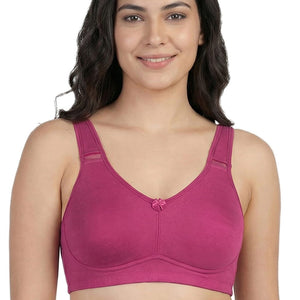 Full Coverage Non-Padded T-Shirt Bra in Polyamide - AlplSecret, D Cup