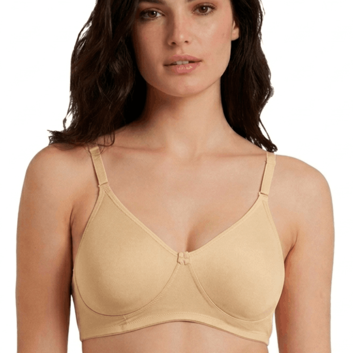 Medium Coverage Non-Padded Bra | Detachable Transparent Straps
