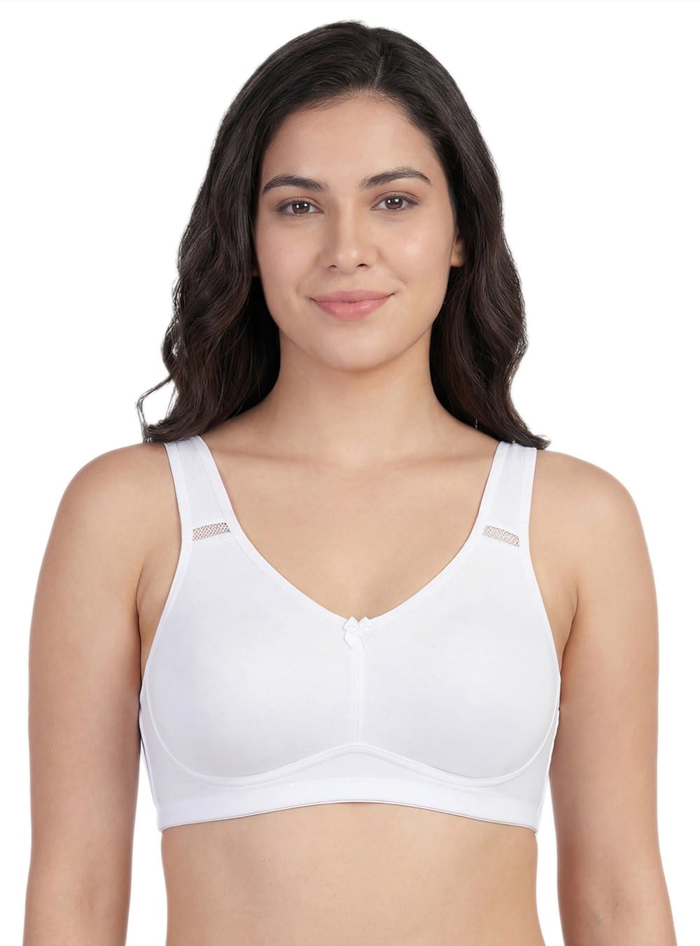 Full Coverage Non-Padded T-Shirt Bra in Polyamide - AlplSecret, D Cup