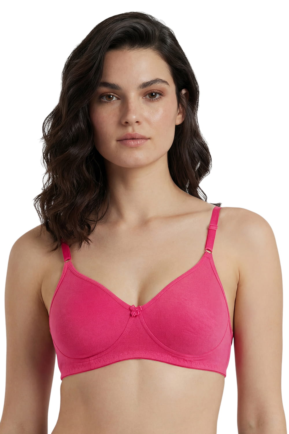 In Care Soha non-padded full coverage bra in Dark Peach – wire free innerwear