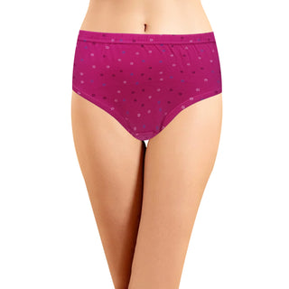 High Rise Hipster Panties with Inner Elastic (Pack of 3) - Incare